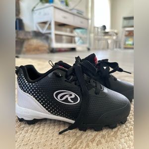 Rawlings Coolflo Kids Cleats Toddler Size 9